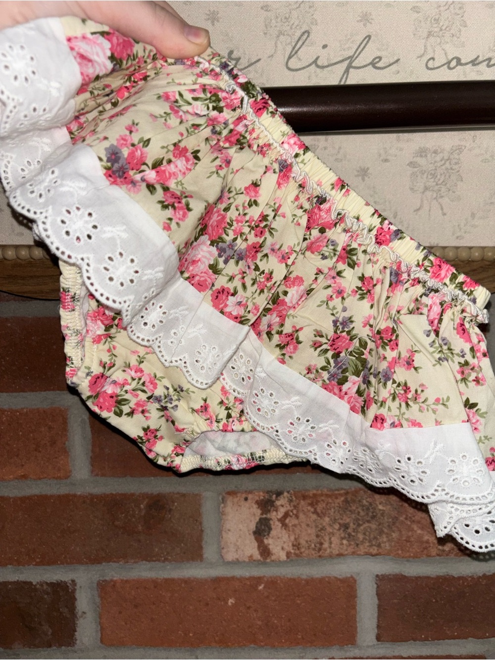 Eliza Grace Clothing Floral Bloomer 18m